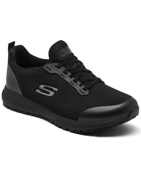 Women's Work: Squad Slip Resistant Wide Width Athletic Work Sneakers from Finish Line