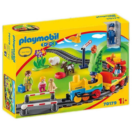Конструктор PLAYMOBIL 70179 My First Train Set для детей.