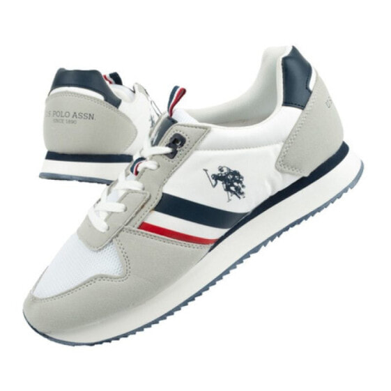 US Polo ASSN trainers. M NOBIL006-WHI