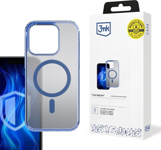 3MK 3MK Frosty MagCase iPhone 16 Pro Max niebieski/blue