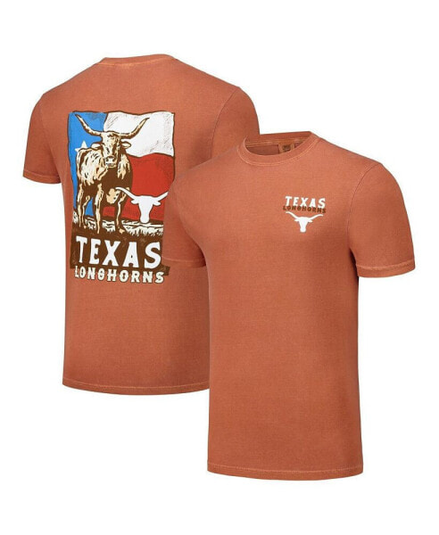 Texas Orange Men's and Women's Texas Longhorns Hyper Local Longhorn Flag T-Shirt