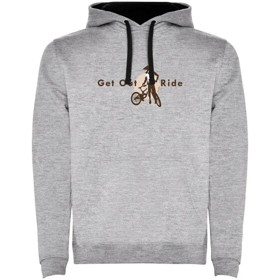 KRUSKIS Get Out And Ride Two-Colour hoodie