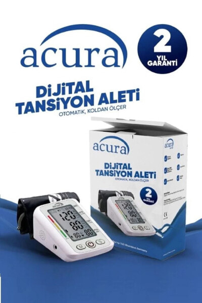 Ac-433 Tam Otomatik Elektronik Üst Koldan Ölçer Tansiyon Aleti 99 Ölçüm Hafızalı