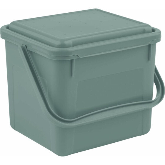 Bucket container Rotho Recycled plastic Green