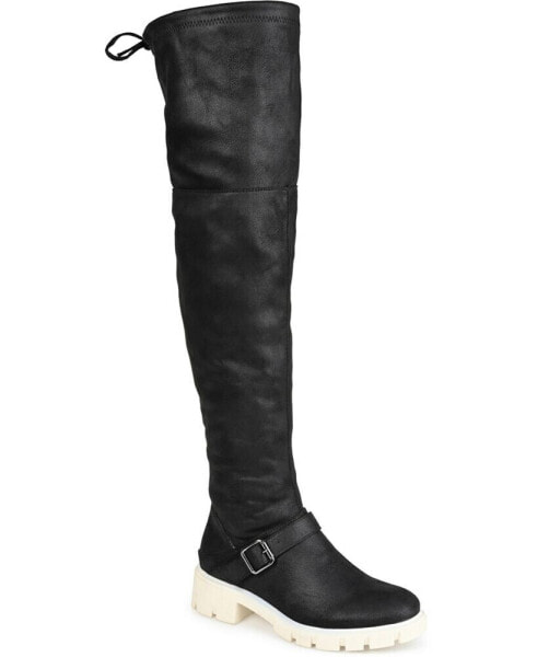 Women's Salisa Extra Wide Calf Lug Sole Boots