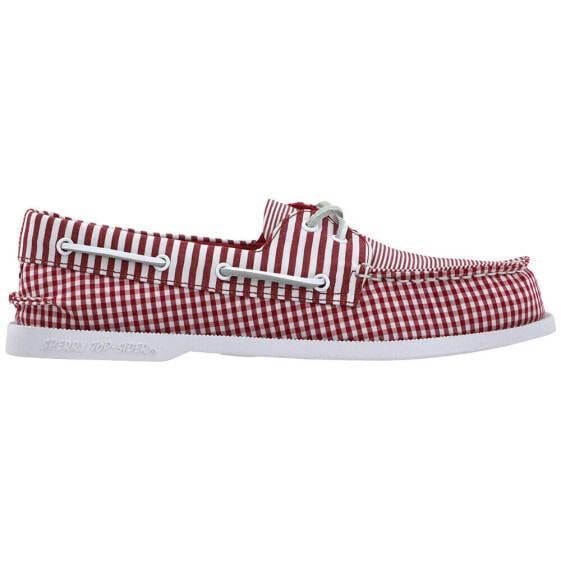 Sperry Authentic Original 2Eye Boat Womens Red Flats Casual STS83799