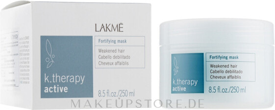 Kräftigende Maske für schwaches und kraftloses Haar - Lakme K.Therapy Active Fortifying Mask 250 ml