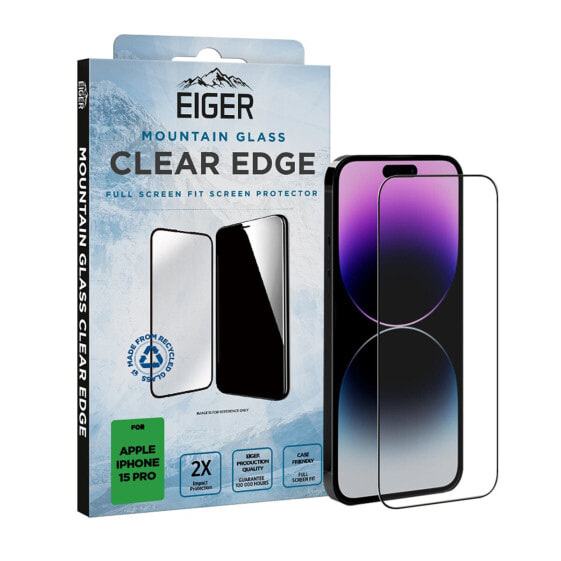 Eiger SP Mountain Glass Clear Edge iPhone 15 Pro