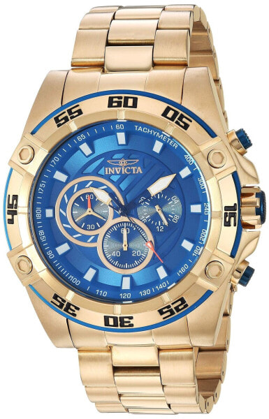 Invicta Men's Speedway Quartz Watch with Stainless Steel Strap Gold 25 (Model...