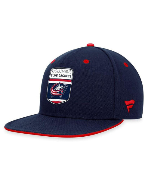 Men's Navy Columbus Blue Jackets 2023 NHL Draft Snapback Hat