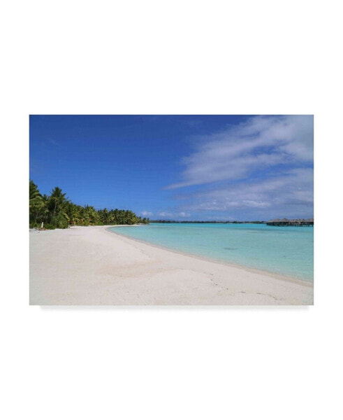 Картина на холсте Bora Bora Beach Trademark Global - 37" x 49"