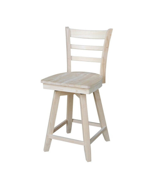 Emily Counter Height Stool with Swivel and Auto Return