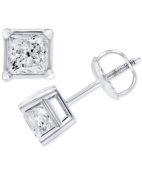 Diamond Stud Earrings (1 ct. t.w.) in 14k White Gold