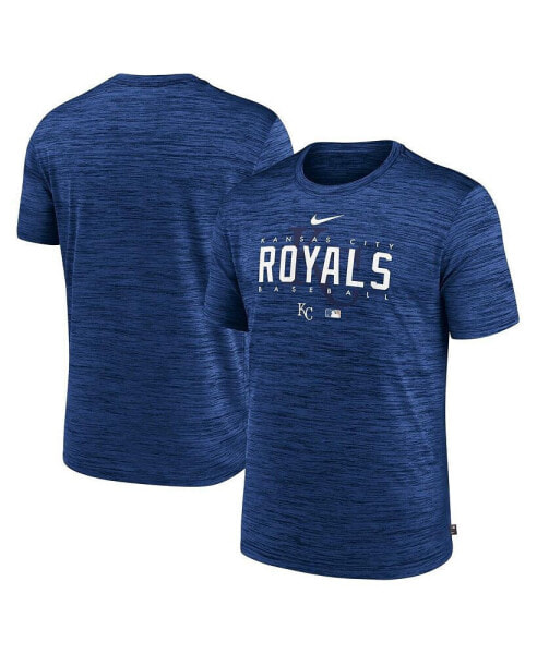 Men's Royal Kansas City Royals Authentic Collection Velocity Performance Practice T-shirt