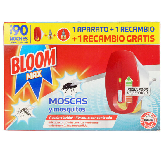 BLOOM MAX FLIES & MOSQUITOES electric apt. + 2 refills 3 u