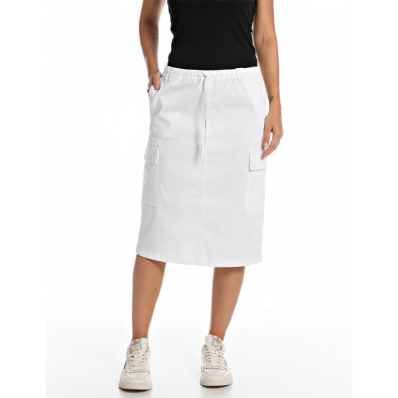 REPLAY W9881.000.84911G Midi Skirt