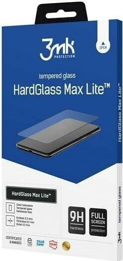 3MK 3MK HardGlass Max Lite Motorola Moto E32s, czarny/black FullScreen Glass Lite