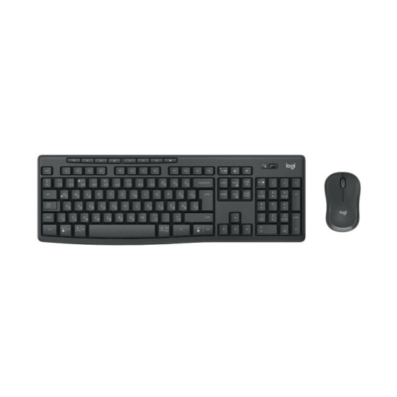 Клавиатура и мышь Logitech MK370 Графитовый Qwerty португальский