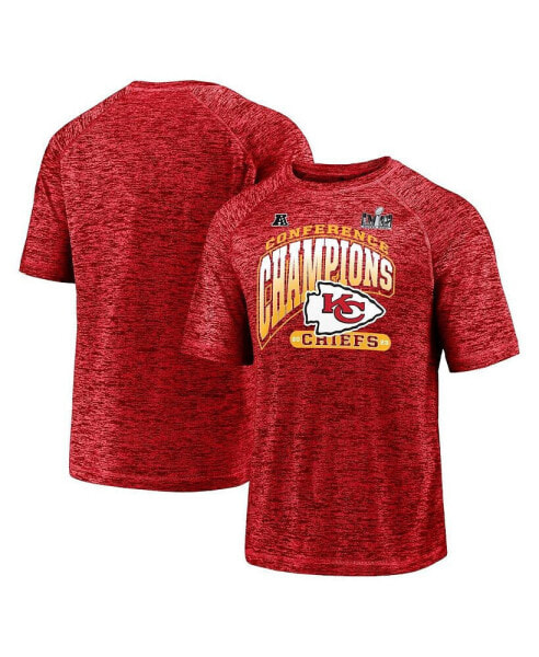 Men's Red Kansas City Chiefs 2023 AFC Champions Hail Mary T-shirt