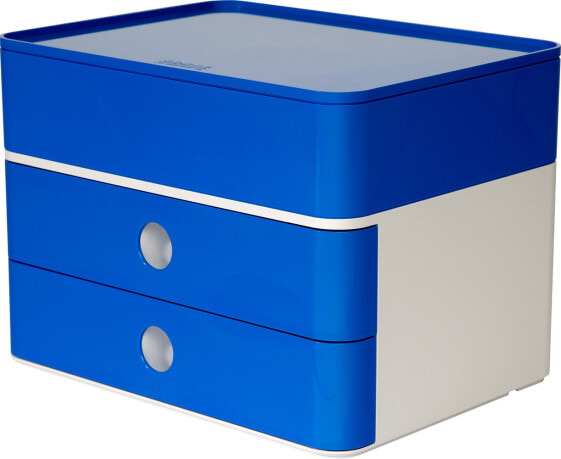HAN 1100-14 - 2 drawer(s) - Plastic - Blue,White - 1 pc(s) - 260 mm - 195 mm
