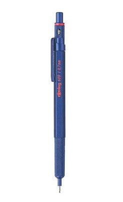 Механический карандаш rOtring Feinminenstift 600 Metallic 0.7mm - Голубой - Металлический - HB - 0.7 мм - Гексагональный - Металлический