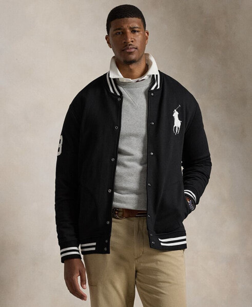 Men's Big & Tall Big Pony Fleece Baseball Jacket