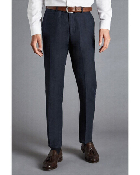 Charles Tyrwhitt Slim Fit Italian Linen Trouser Men's