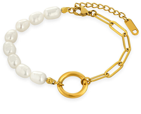 Браслет Troli Gold Pearls TO3941.