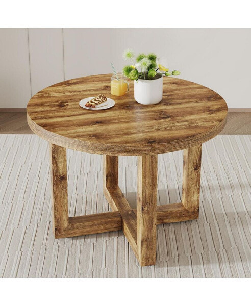 Circular Dining Table with MDF Top, 42"x42"x30"