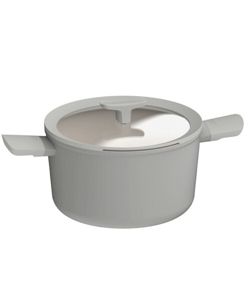 LEO Balance Cast Aluminum 6 Quart Stockpot with Lid