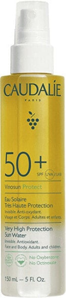 Спрей для защиты от солнца SPF50+ Caudalie Vinosun Protect (Солнечная вода) 150 мл