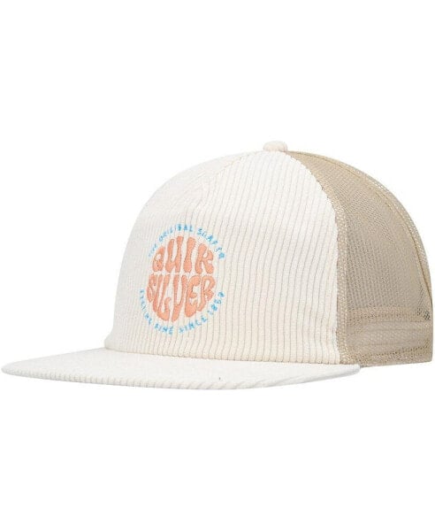 Men's Cream Coasteeze Trucker Snapback Hat