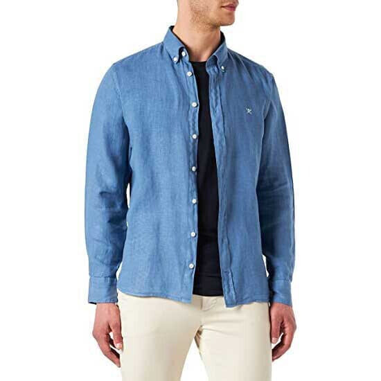 HACKETT Garment Dyed Bs long sleeve shirt