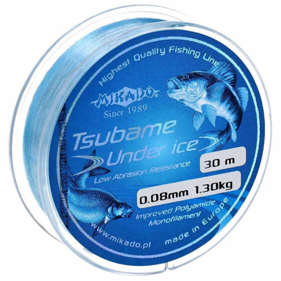 Монофильная леска для рыбалки Mikado Tsubame Under Ice 30 м