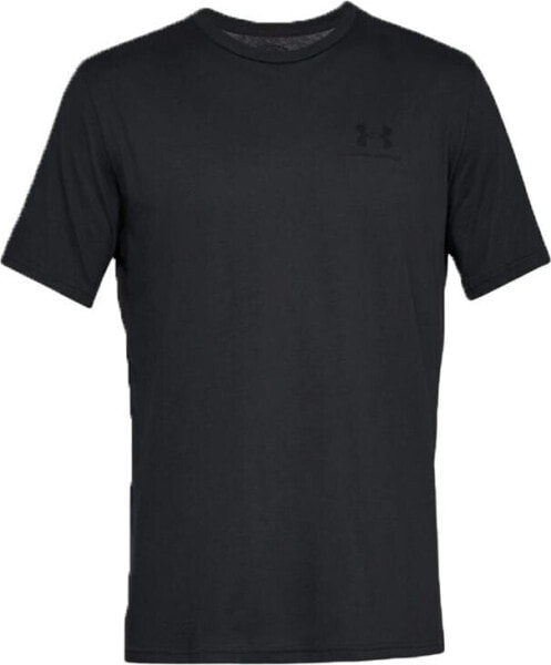 Under Armour Koszulka męska Sportstyle Left Chest Tee czarna r. S (1326799-001)