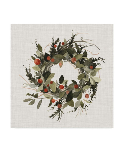 Emma Scarvey Farmhouse Wreath II Canvas Art - 15" x 20"