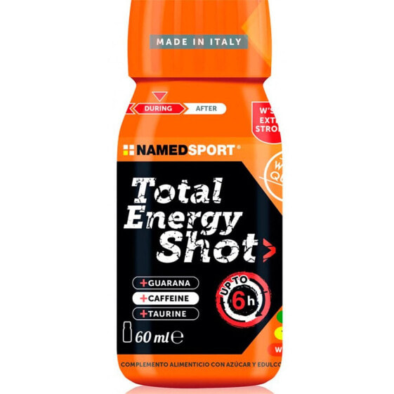 Энергетический напиток NAMED SPORT Total Energy Shot 60 мл с апельсином