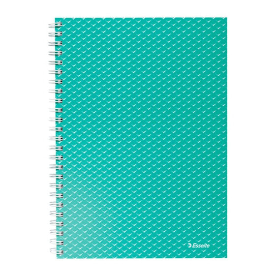 ESSELTE Wiro Cardboard Covers Color Breeze A5 Striped Pattern Notebook