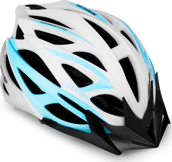 Шлем защитный Spokey Femme 55-58 см бело-синий 928244
