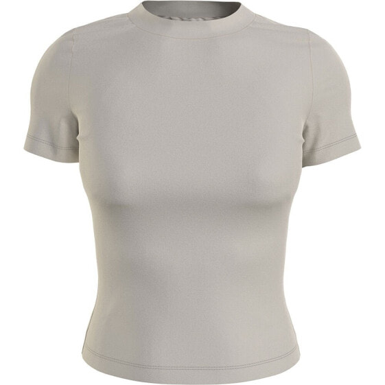 CALVIN KLEIN JEANS Side Tape Milano Short Sleeve High Neck T-Shirt