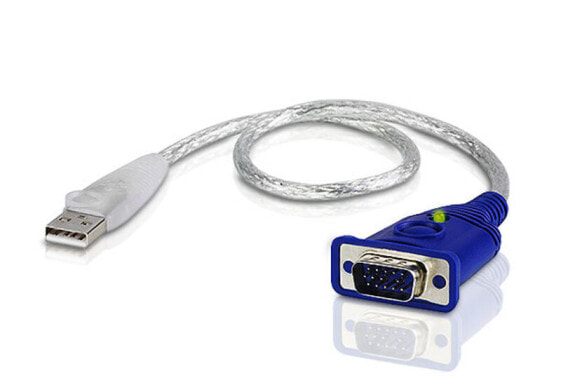 ATEN VGA EDID Emulator - 0.35 m - USB Type-A - VGA (D-Sub) - Male - Male - Straight