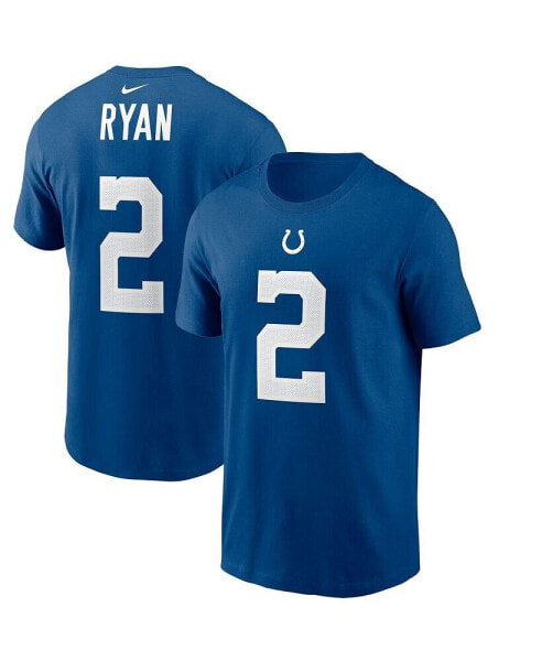 Men's Matt Ryan Royal Indianapolis Colts Player Name & Number T-shirt