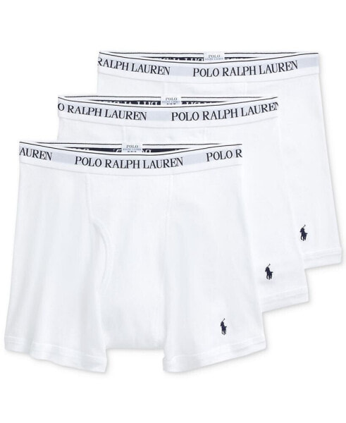 Men's 3-Pack Big & Tall Cotton Boxer Briefs