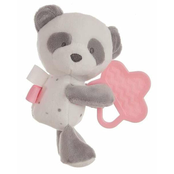 Teether for Babies Panda bear Pink 20 cm