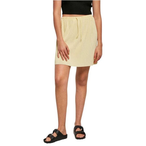 URBAN CLASSICS Plisse high waist short skirt