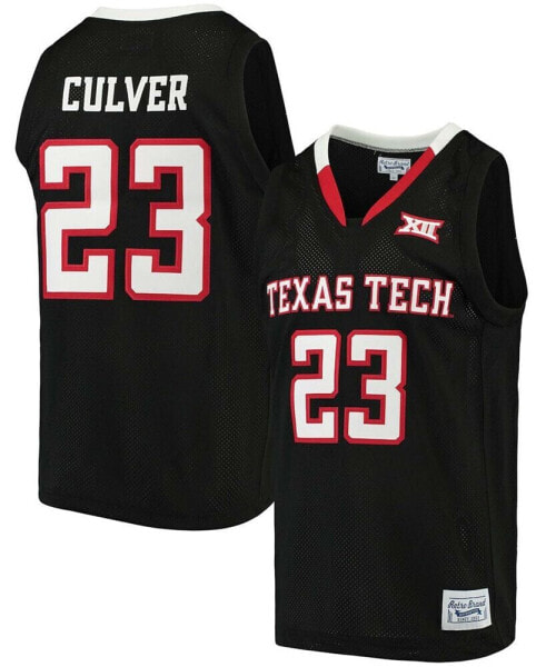 Men's Jarrett Culver Black Texas Tech Red Raiders Alumni Basketball Jersey