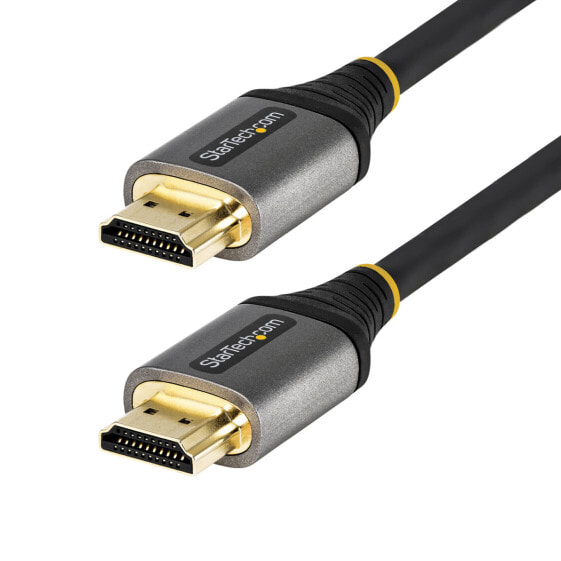 StarTech.com 6ft (2m) HDMI 2.1 Cable 8K - Certified Ultra High Speed HDMI Cable 48Gbps - 8K 60Hz/4K 120Hz HDR10+ eARC - Ultra HD 8K HDMI Cable - Monitor/TV/Display - Flexible TPE Jacket - 2 m - HDMI Type A (Standard) - HDMI Type A (Standard) - 48 Gbit/s - Audio Return