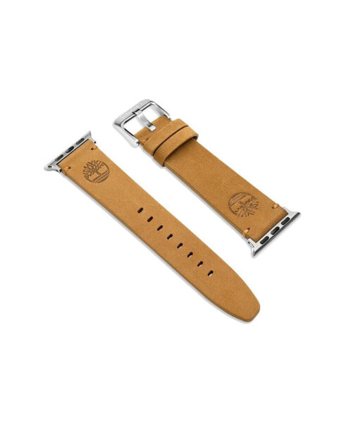 Unisex Ashby Wheat Genuine Leather Universal Smart Watch Strap 22mm