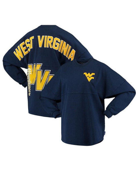 Women's Navy West Virginia Mountaineers Loud n Proud T-shirt