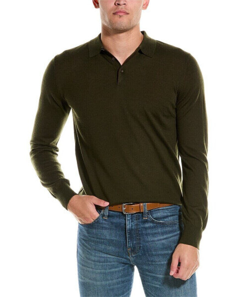 Bruno Magli Wool Polo Sweater Men's